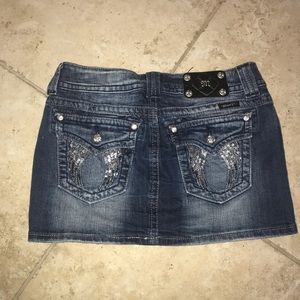 Miss Me Angel Wing Mini Skirt